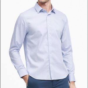Banana Republic Men’s Untucked Slim-Fit Non-Iron Dress Shirt